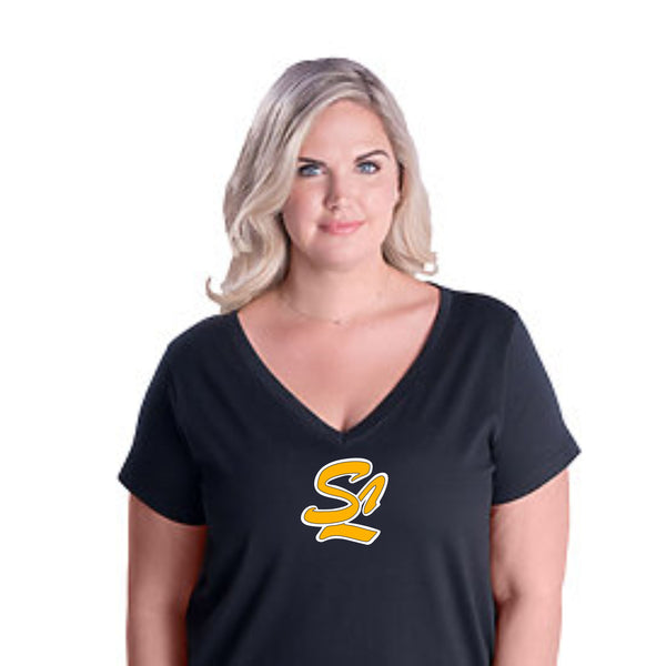 Sandlot Curvy Ladies Tee- 2 designs- Matte or Glitter