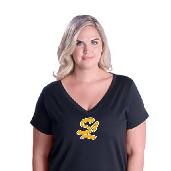 Sandlot Curvy Ladies Tee- 2 designs- Matte or Glitter