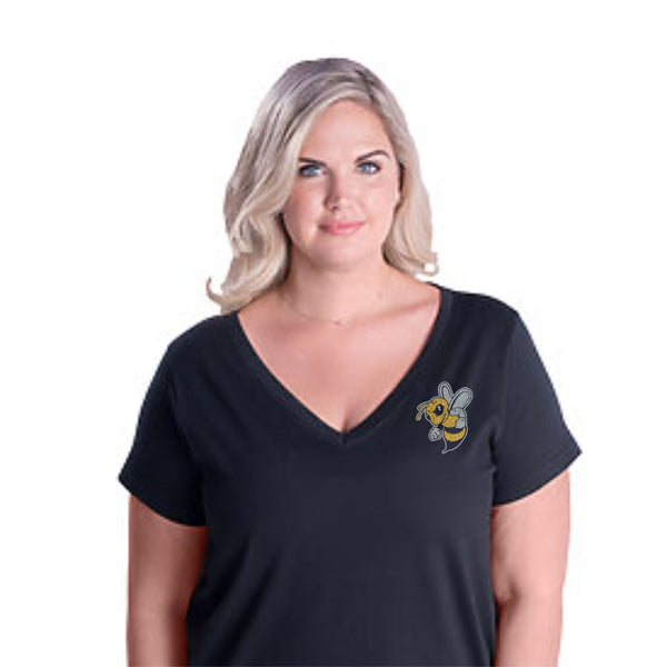 Sandlot Curvy Ladies Tee- 2 designs- Matte or Glitter