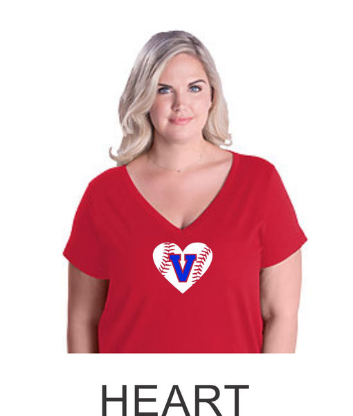 Viper Curvy Ladies Tee- 2 designs- Matte or Glitter