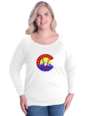 Peak Curvy Ladies Slouchy Pullover in 2 Designs- Matte or Glitter
