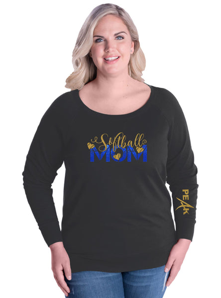 Peak Curvy Ladies Slouchy Pullover in 2 Designs- Matte or Glitter