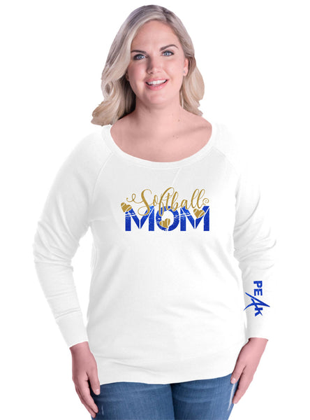 Peak Curvy Ladies Slouchy Pullover in 2 Designs- Matte or Glitter