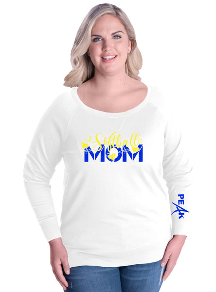 Peak Curvy Ladies Slouchy Pullover in 2 Designs- Matte or Glitter