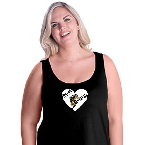 Sting Curvy Ladies Basic Tank- 3 designs- Matte or Glitter