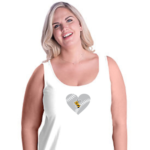 Sandlot Curvy Ladies Basic Tank- 3 designs- Matte or Glitter