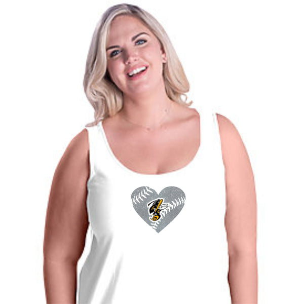 Sting Curvy Ladies Basic Tank- 3 designs- Matte or Glitter