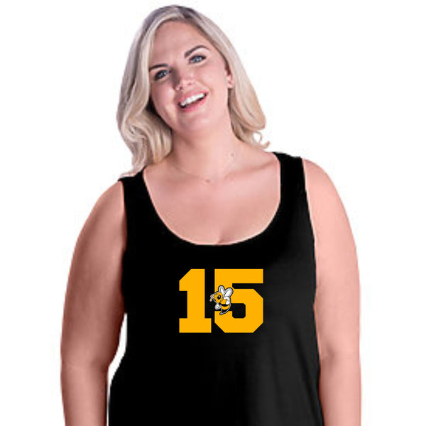 Sandlot Curvy Ladies Basic Tank- 3 designs- Matte or Glitter