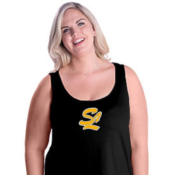 Sandlot Curvy Ladies Basic Tank- 3 designs- Matte or Glitter