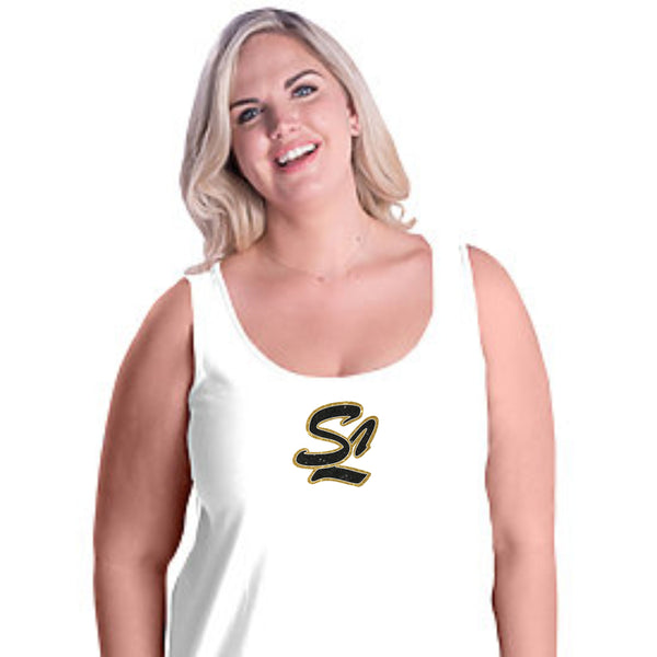 Sandlot Curvy Ladies Basic Tank- 3 designs- Matte or Glitter