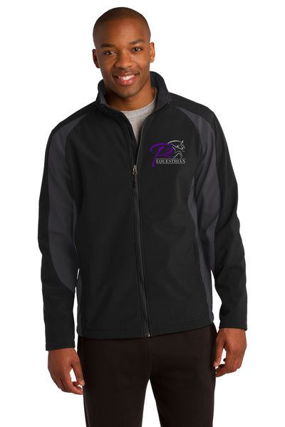 P2 Equestrian Sport Tek Colorblock Soft Shell Jacket
