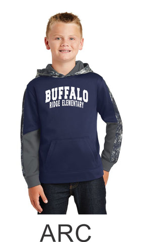 BRE Colorblock Hooded Wicking Sweatshirt- Youth, Unisex Sizes- 4 Designs