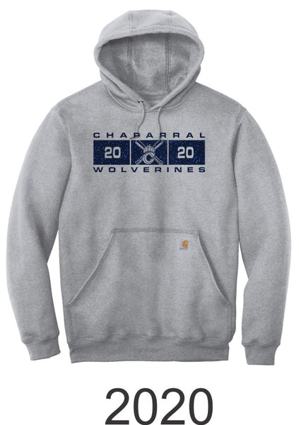 Chap Baseball Carhartt Hoodie- 2 Designs- Matte or Glitter