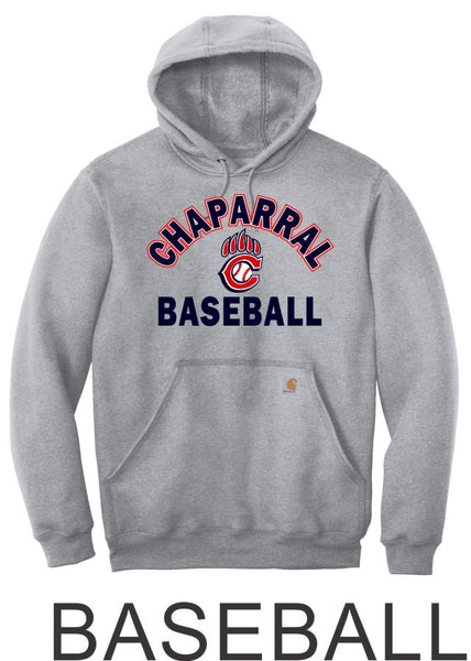 Chap Baseball Carhartt Hoodie- 2 Designs- Matte or Glitter