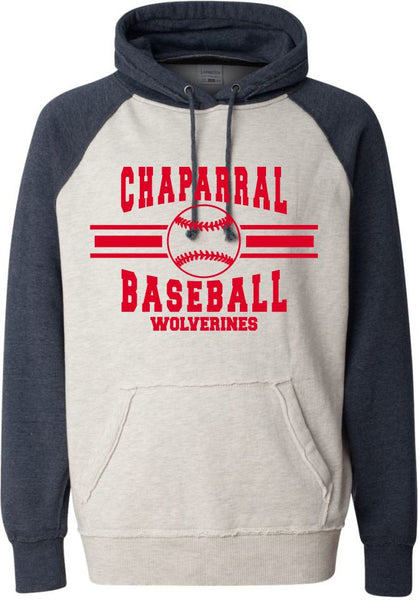Chap Baseball Vintage Heathered Hoodie