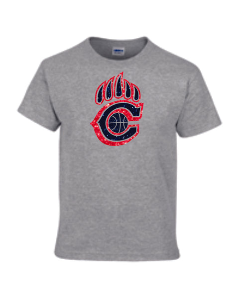 Chap Basketball Basic CLAW Tee- Matte or Glitter