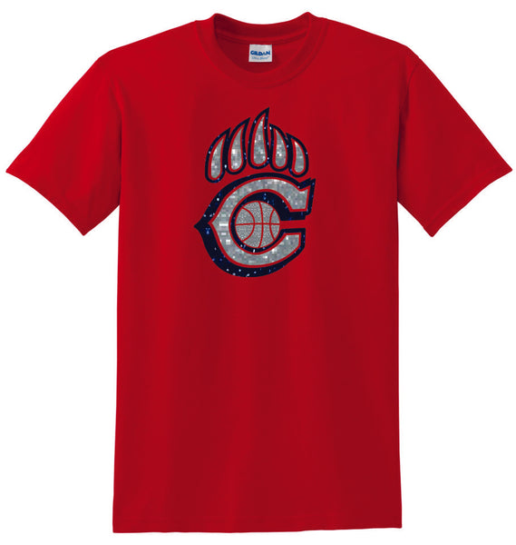 Chap Basketball Basic CLAW Tee- Matte or Glitter