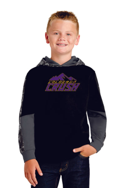 CO Crush Colorblock Hooded Wicking Sweatshirt
