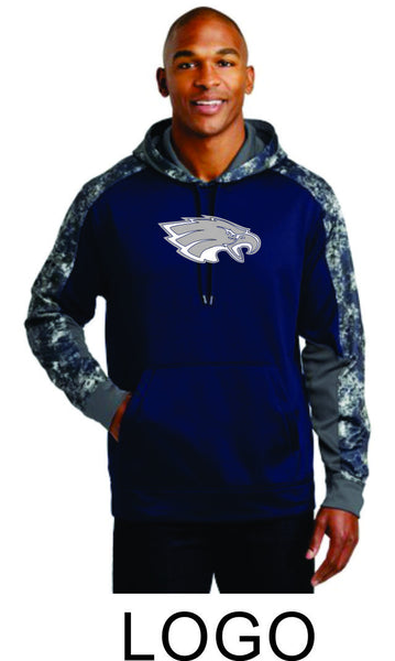 Sierra Colorblock Hooded Wicking Sweatshirt- in 2 designs