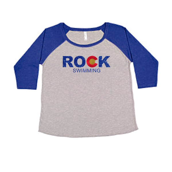 ROCK Swimming Curvy Ladies Raglan-