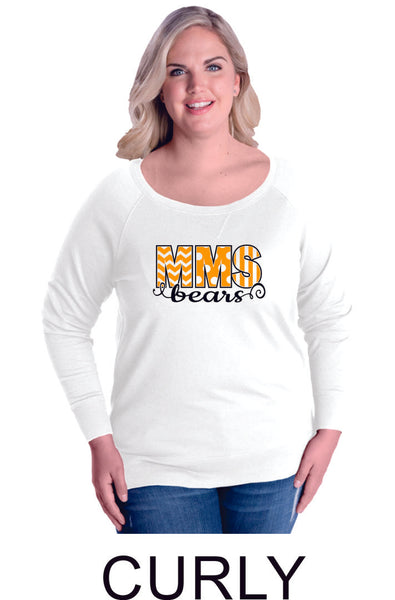 Mesa MS Curvy Ladies Slouchy Pullover in 3 Designs- Matte or Glitter