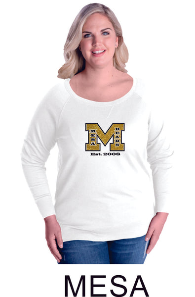 Mesa MS Curvy Ladies Slouchy Pullover in 3 Designs- Matte or Glitter