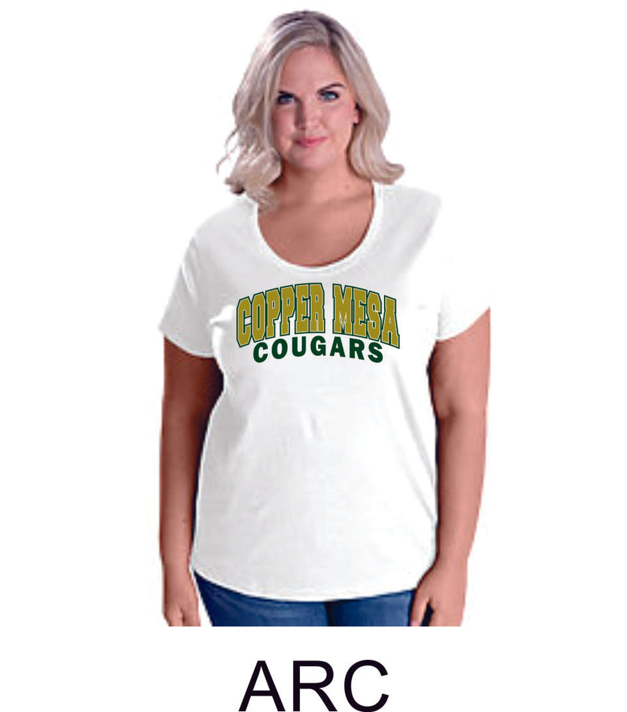 Green Bay Packers Women's Green V-Neck Shirt with Gold Ribbing