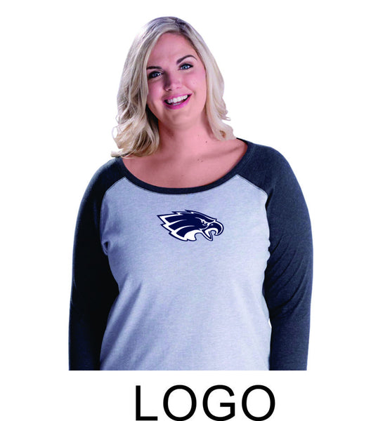 Sierra Curvy Lady Raglan- 3 designs-Matte or Glitter