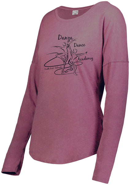 Danza Lux-triblend long sleeve tee- ladies, youth, and unisex sizes