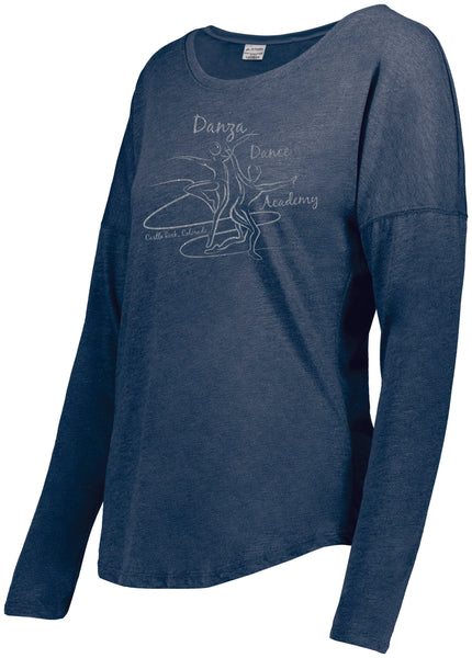 Danza Lux-triblend long sleeve tee- ladies, youth, and unisex sizes