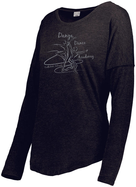 Danza Lux-triblend long sleeve tee- ladies, youth, and unisex sizes