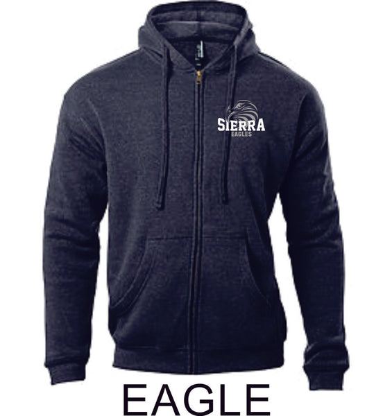 Sierra Premium Unisex Zip Up Hoodie