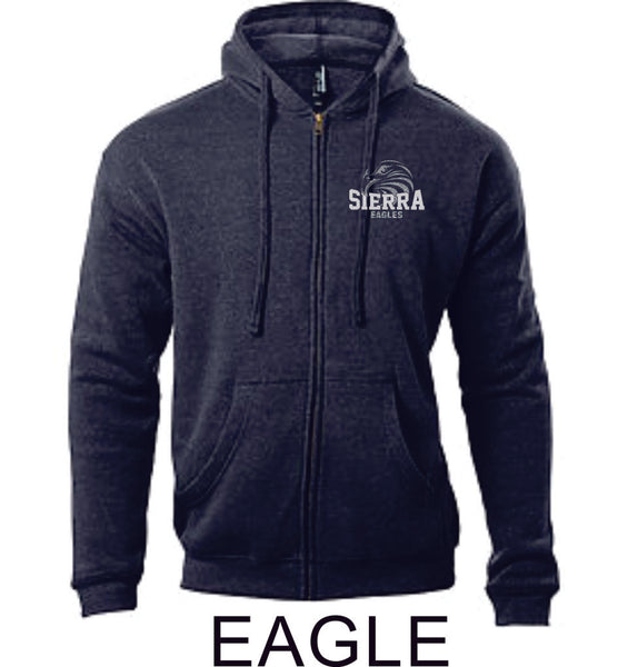 Sierra Premium Unisex Zip Up Hoodie