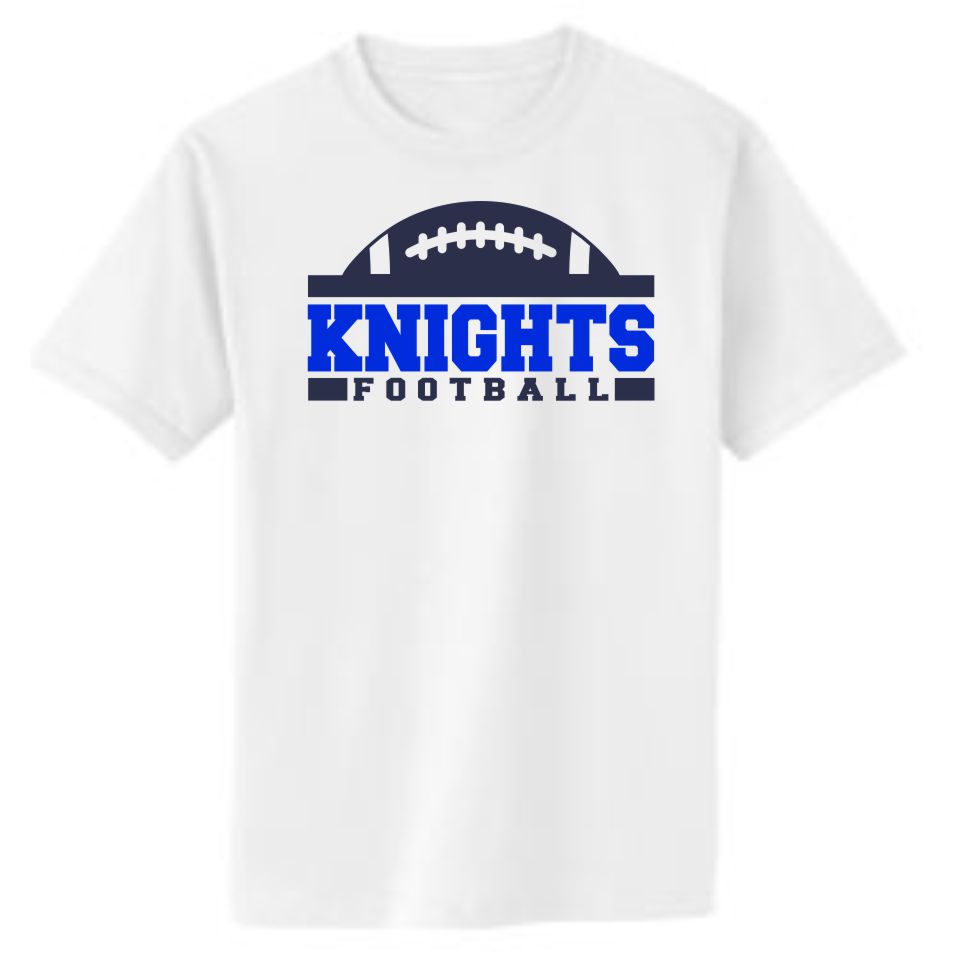 Knights Basic SPLIT design Tee- Matte or Glitter – Schmancy Tees and Gifts