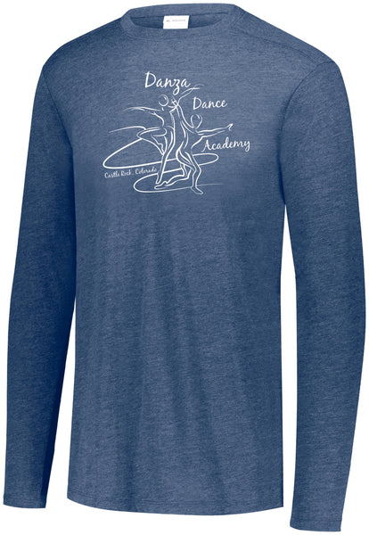 Danza Lux-triblend long sleeve tee- ladies, youth, and unisex sizes