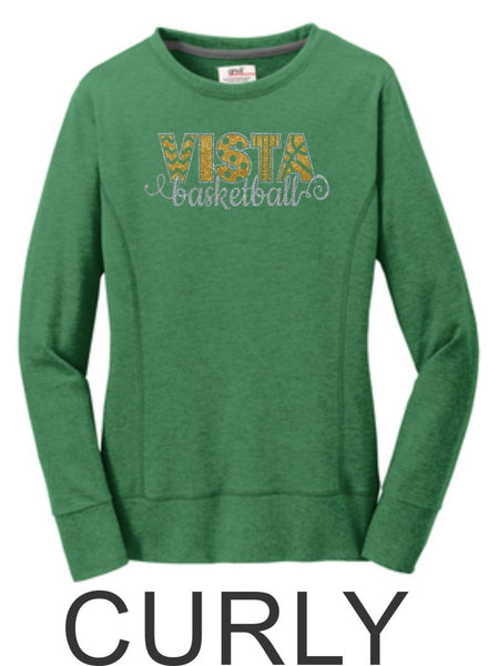 MVHS Basketball Ladies French Terry Pullover