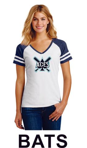 Aces Game Day Ladies Tee- 5 Designs- Matte or Glitter