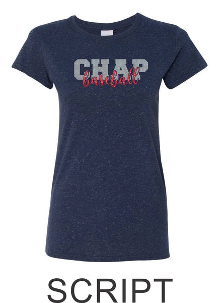 Chap Baseball Sparkle Tee- 2 designs