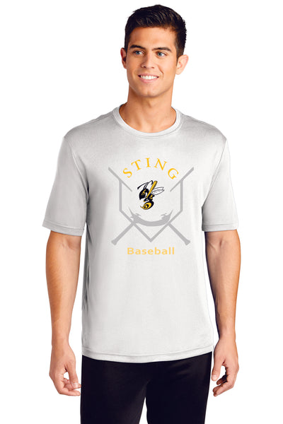 Sting Wicking Tee- 3 designs- 4 colors