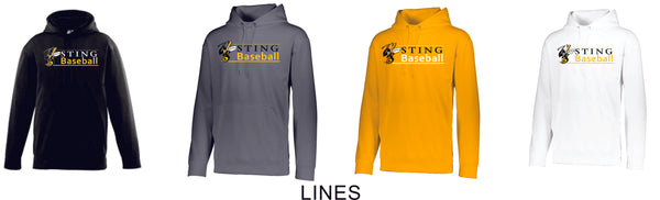 Sting Performance Hoodie- 3 designs- 4 colors