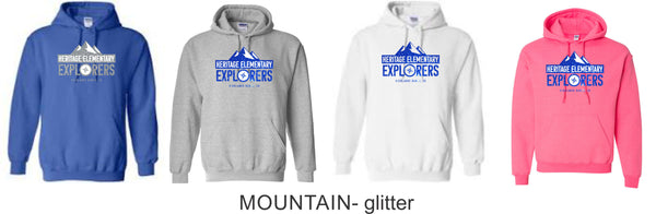 Heritage Basic Hoodie- 3 Designs- Matte and Glitter