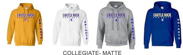 Knights Basic Hoodie- 7 Designs- Matte or Glitter