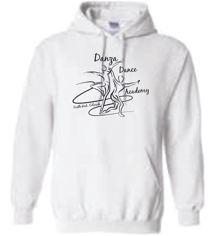 Danza Hooded Sweatshirt- Matte and Glitter