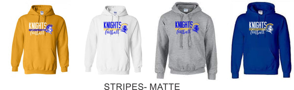 Knights Basic Hoodie- 7 Designs- Matte or Glitter