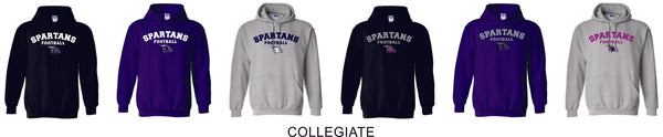 Spartans Basic Hoodie- 7 Designs- Matte or Glitter