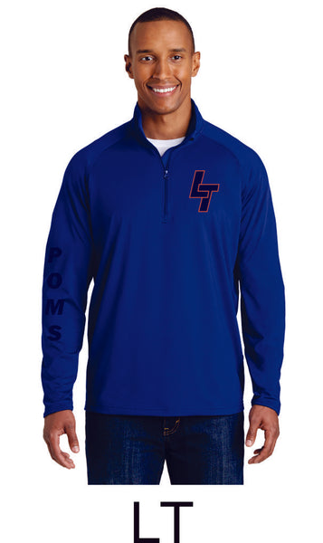 LT Poms Sport Wick 1/2 Zip Pullover- 2 Designs