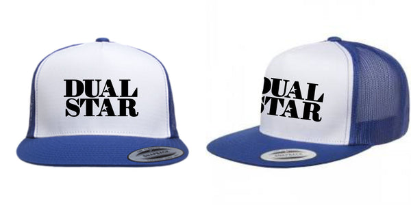 Dual Star Trucker Hat- Matte or Glitter Design
