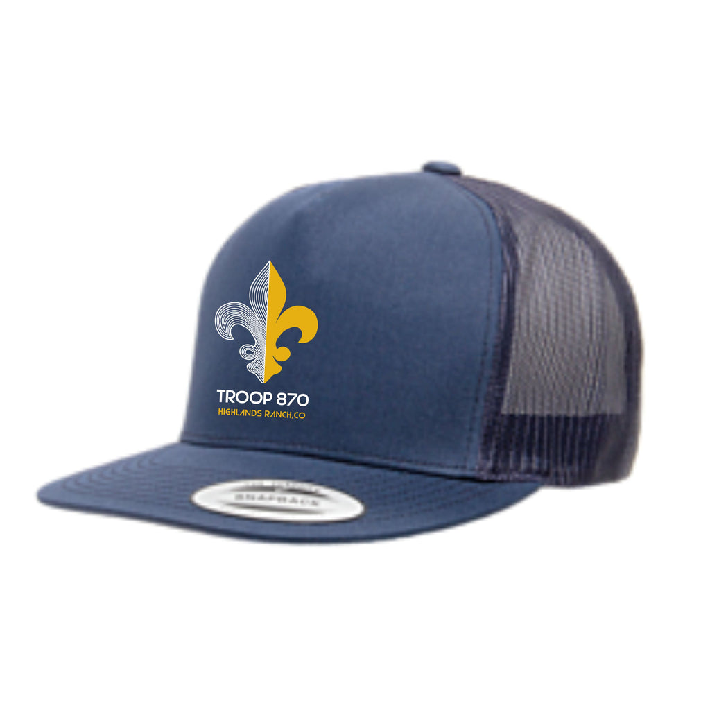 Troop 870 Flat Bill Trucker Hat