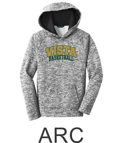 MVHS Basketball Wicking Heather Hoodie- Youth, Adult, and Ladies Sizes