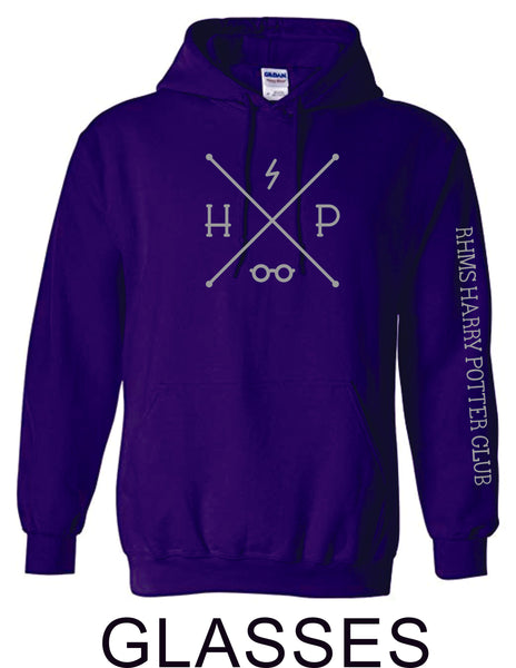 RHMS Harry Potter Club Basic Hoodie- 3 Designs- Matte or Glitter